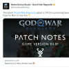 《战神5》新补丁上线  修复“新游戏+”模式bug